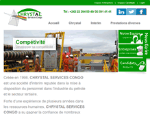Tablet Screenshot of chrystalservices.com